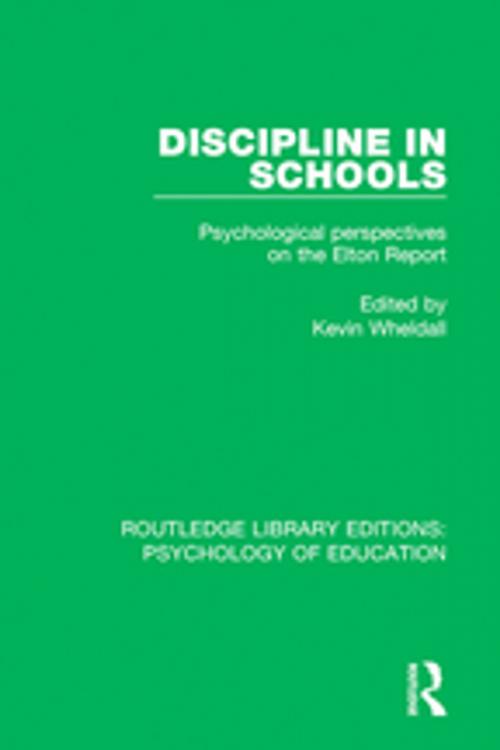 Cover of the book Discipline in Schools by , Taylor and Francis