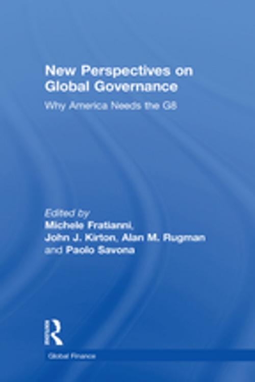 Cover of the book New Perspectives on Global Governance by Michele Fratianni, Paolo Savona, Taylor and Francis