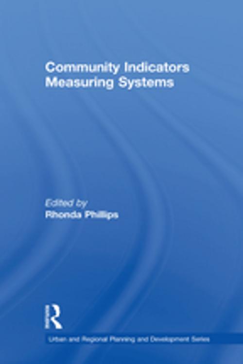 Cover of the book Community Indicators Measuring Systems by , Taylor and Francis