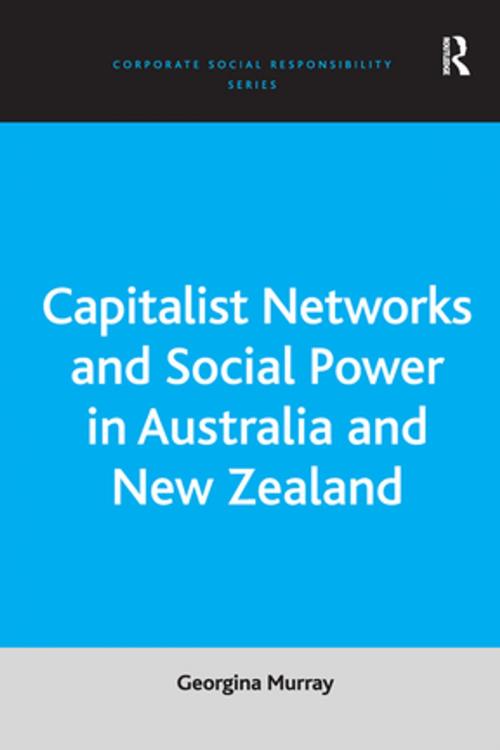 Cover of the book Capitalist Networks and Social Power in Australia and New Zealand by Georgina Murray, Taylor and Francis