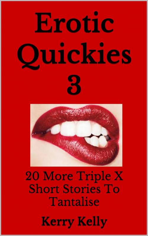 Cover of the book Erotic Quickies 3: 20 more XXX shorts by Kerry Kelly, Kerry Kelly