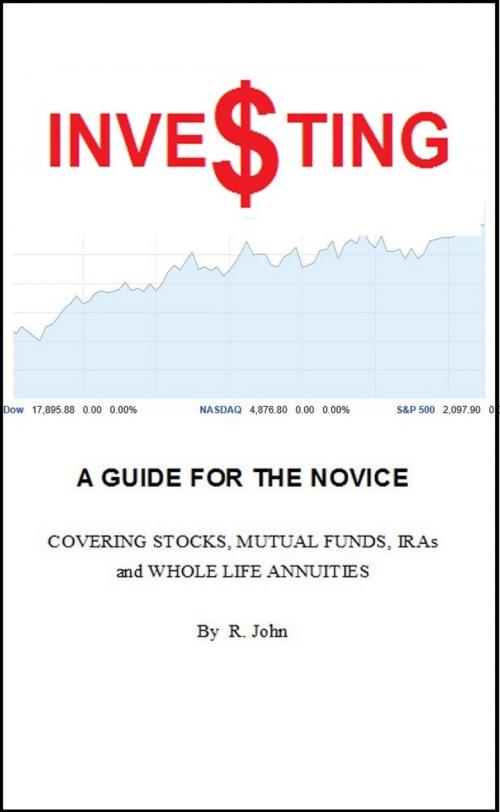 Cover of the book Investing A Guide For The Novice by R John, erdprod Books