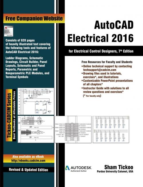 Cover of the book AutoCAD Electrical 2016 for Electrical Control Designers by Prof Sham Tickoo, CADCIM Technologies