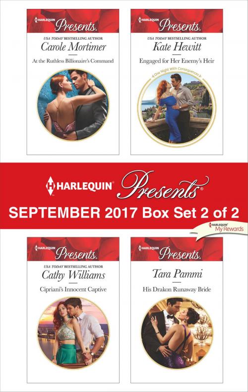 Cover of the book Harlequin Presents September 2017 - Box Set 2 of 2 by Carole Mortimer, Cathy Williams, Kate Hewitt, Tara Pammi, Harlequin