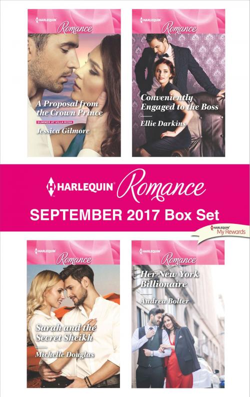 Cover of the book Harlequin Romance September 2017 Box Set by Jessica Gilmore, Michelle Douglas, Ellie Darkins, Andrea Bolter, Harlequin
