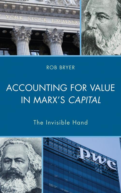 Cover of the book Accounting for Value in Marx's Capital by Robert Bryer, Lexington Books