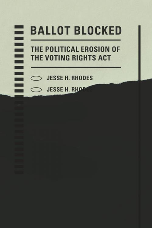 Cover of the book Ballot Blocked by Jesse H. Rhodes, Stanford University Press