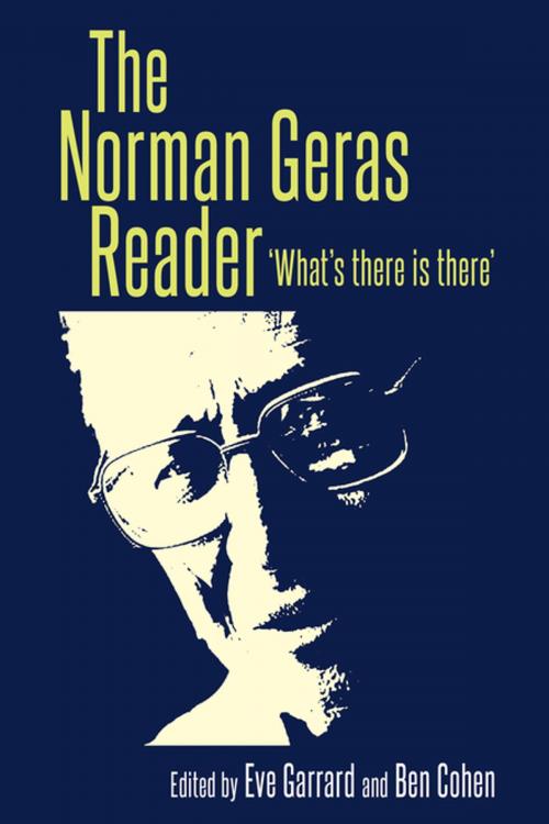 Cover of the book The Norman Geras Reader by , Manchester University Press