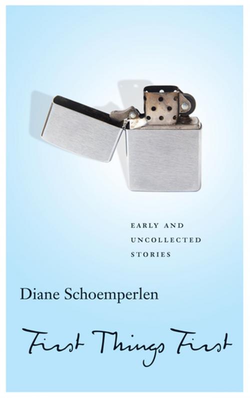 Cover of the book First Things First: Selected Stories by Diane Schoemperlen, Biblioasis