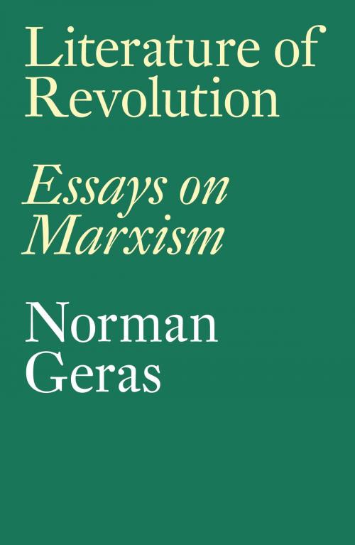 Cover of the book Literature of Revolution by Norman Geras, Verso Books