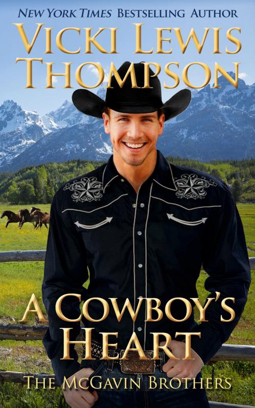 Cover of the book A Cowboy's Heart by Vicki Lewis Thompson, Ocean Dance Press LLC