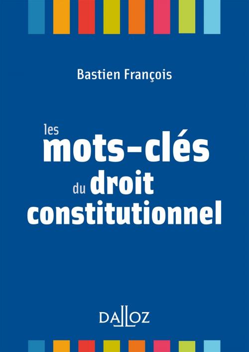 Cover of the book Les mots-clés du droit constitutionnel by Bastien François, Dalloz