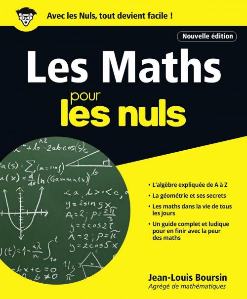 Cover of the book Les Maths pour les Nuls, 2e édition by Jean-Louis BOURSIN, edi8
