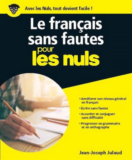 Cover of the book Le français sans fautes pour les Nuls grand format by Jean-Joseph JULAUD, edi8
