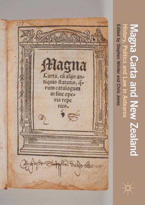 Cover of the book Magna Carta and New Zealand by , Springer International Publishing