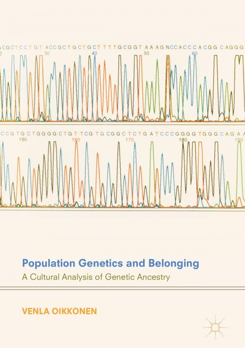 Cover of the book Population Genetics and Belonging by Venla Oikkonen, Springer International Publishing