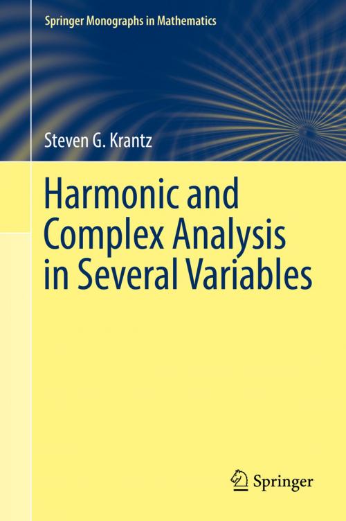 Cover of the book Harmonic and Complex Analysis in Several Variables by Steven G. Krantz, Springer International Publishing