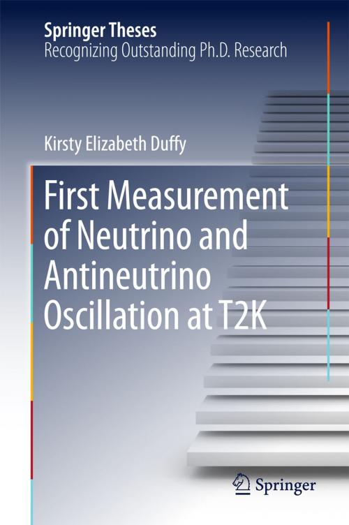 Cover of the book First Measurement of Neutrino and Antineutrino Oscillation at T2K by Kirsty Elizabeth Duffy, Springer International Publishing
