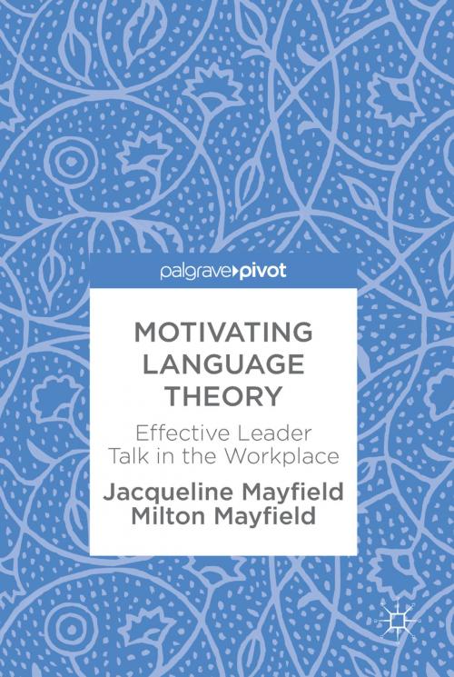 Cover of the book Motivating Language Theory by Milton Mayfield, Jacqueline Mayfield, Springer International Publishing