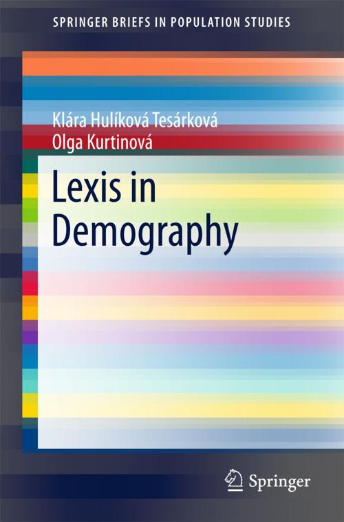 Cover of the book Lexis in Demography by Klára  Hulíková Tesárková, Olga Kurtinová, Springer International Publishing