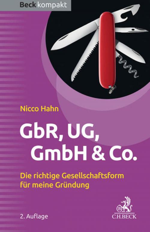 Cover of the book GbR, UG, GmbH & Co. by Nicco Hahn, C.H.Beck