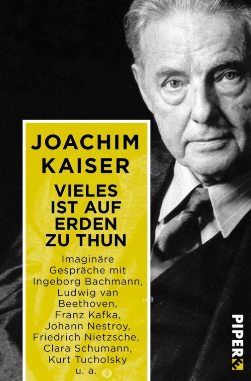 Cover of the book Vieles ist auf Erden zu thun by Joachim Kaiser, Piper ebooks