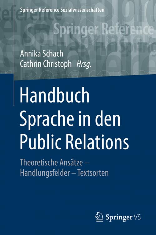 Cover of the book Handbuch Sprache in den Public Relations by , Springer Fachmedien Wiesbaden