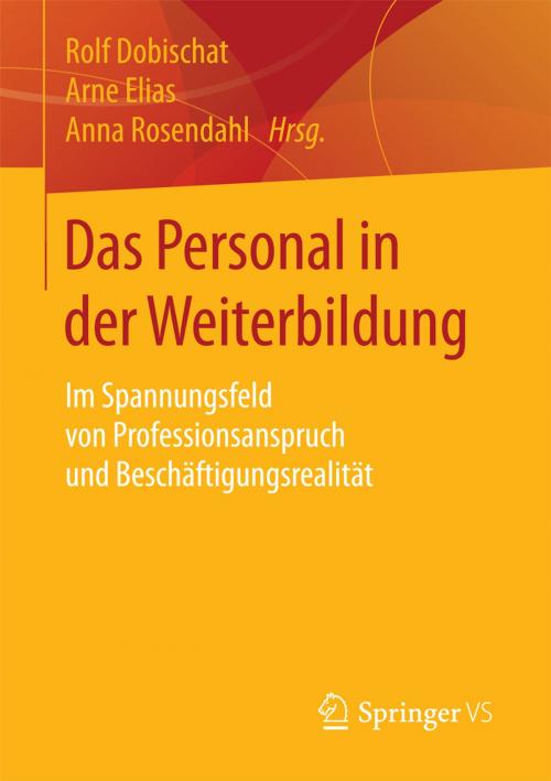 Cover of the book Das Personal in der Weiterbildung by , Springer Fachmedien Wiesbaden