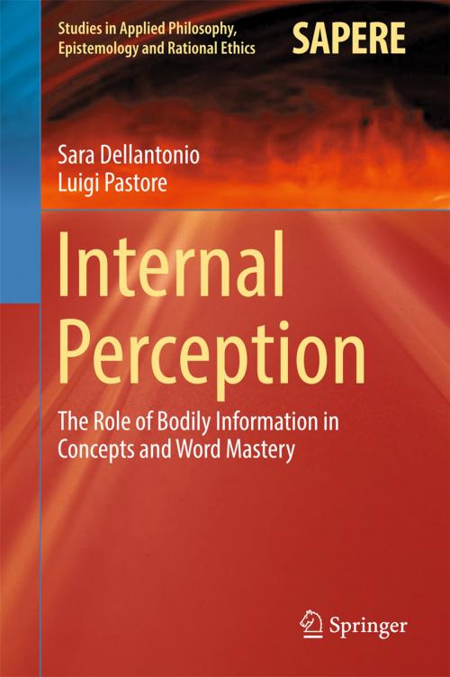 Cover of the book Internal Perception by Sara Dellantonio, Luigi Pastore, Springer Berlin Heidelberg