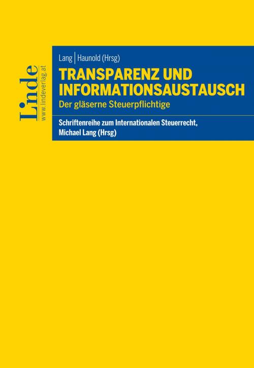 Cover of the book Transparenz und Informationsaustausch by , Linde Verlag Wien Gesellschaft m.b.H.