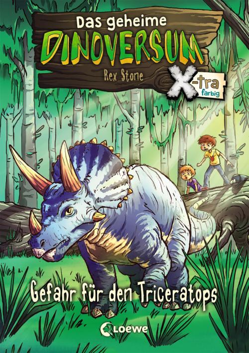 Cover of the book Das geheime Dinoversum Xtra 2 - Gefahr für den Triceratops by Rex Stone, Loewe Verlag