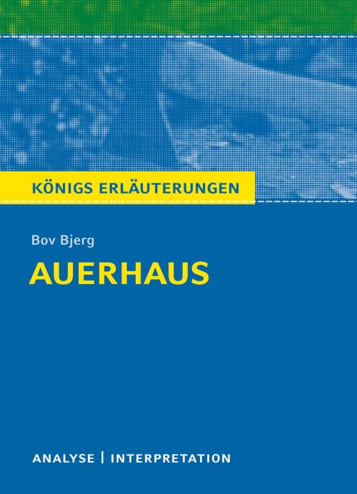 Cover of the book Auerhaus. Königs Erläuterungen. by Wolfgang Reitzammer, Bov Bjerg, Bange, C., Verlag GmbH