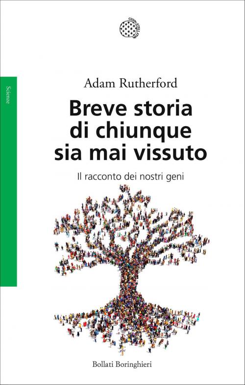 Cover of the book Breve storia di chiunque sia mai vissuto by Adam Rutherford, Bollati Boringhieri