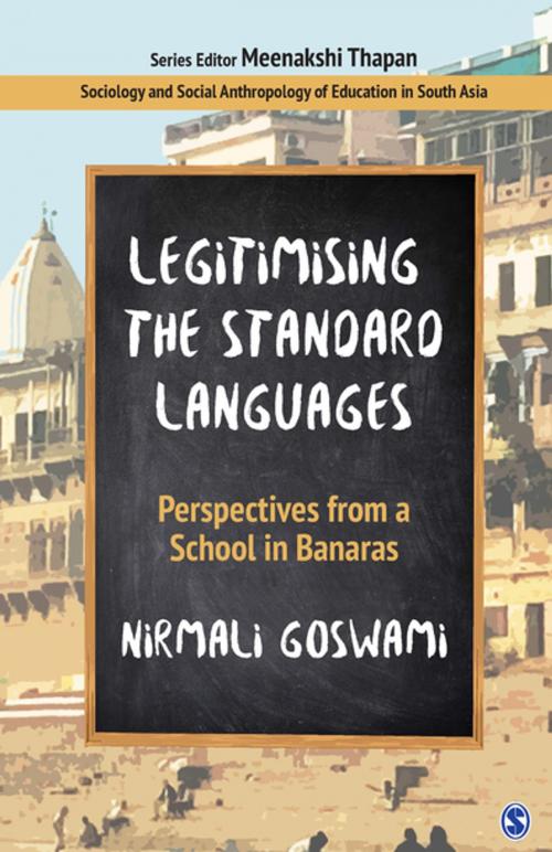 Cover of the book Legitimising Standard Languages by Professor Nirmali Goswami, SAGE Publications