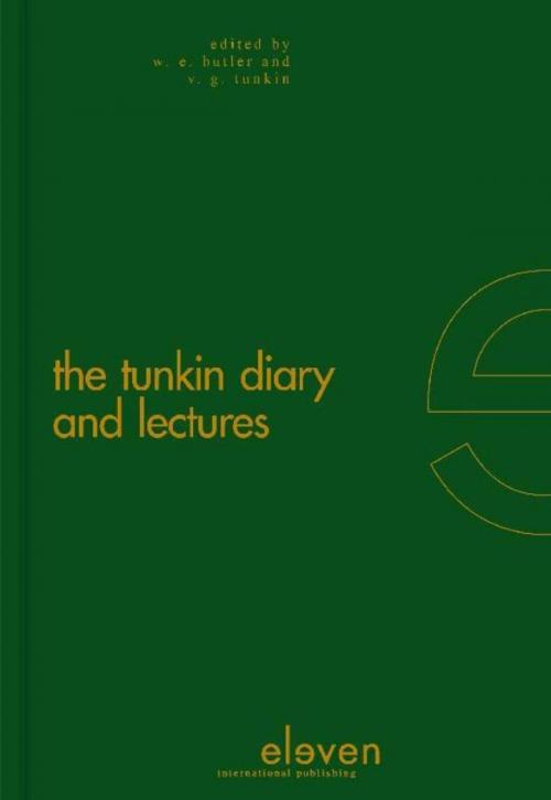 Cover of the book The Tunkin Diary and Lectures by , Boom uitgevers Den Haag