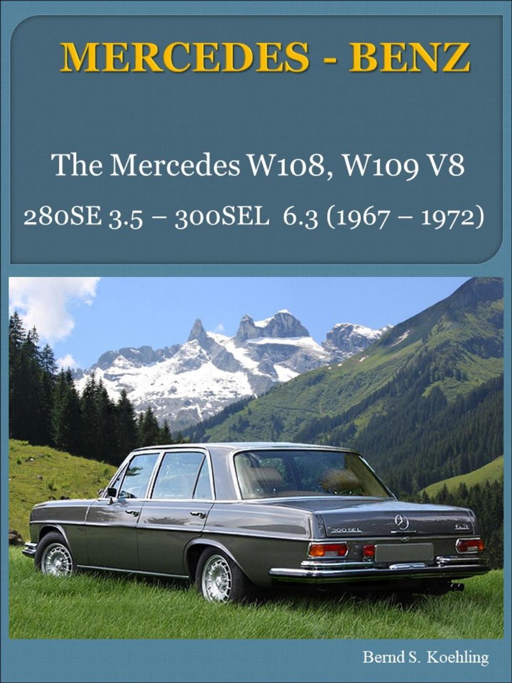 Big bigCover of Mercedes-Benz W108, W109 V8 with buyer's guide and chassis number/data card explanation