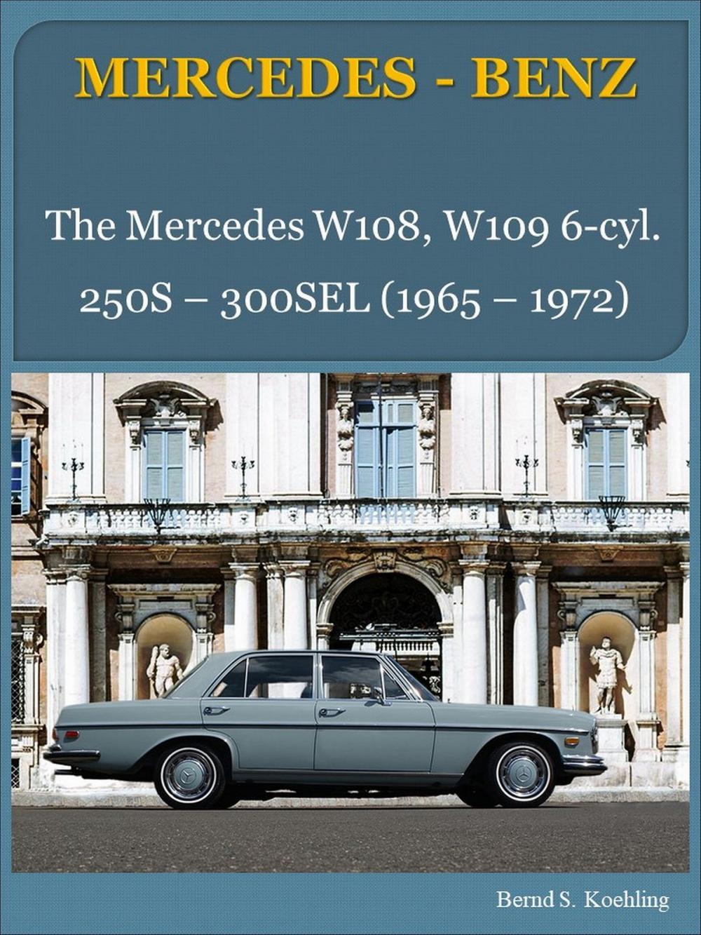 Big bigCover of Mercedes-Benz W108, W109 six-cylinder with buyer's guide and chassis number/data card explanation