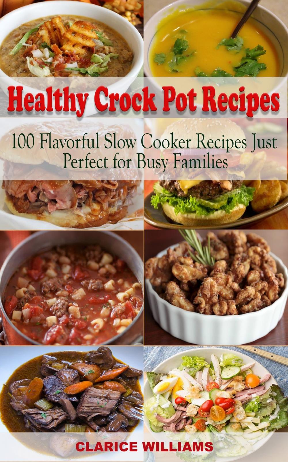 Big bigCover of Healthy Crock Pot Recipes Cookbook