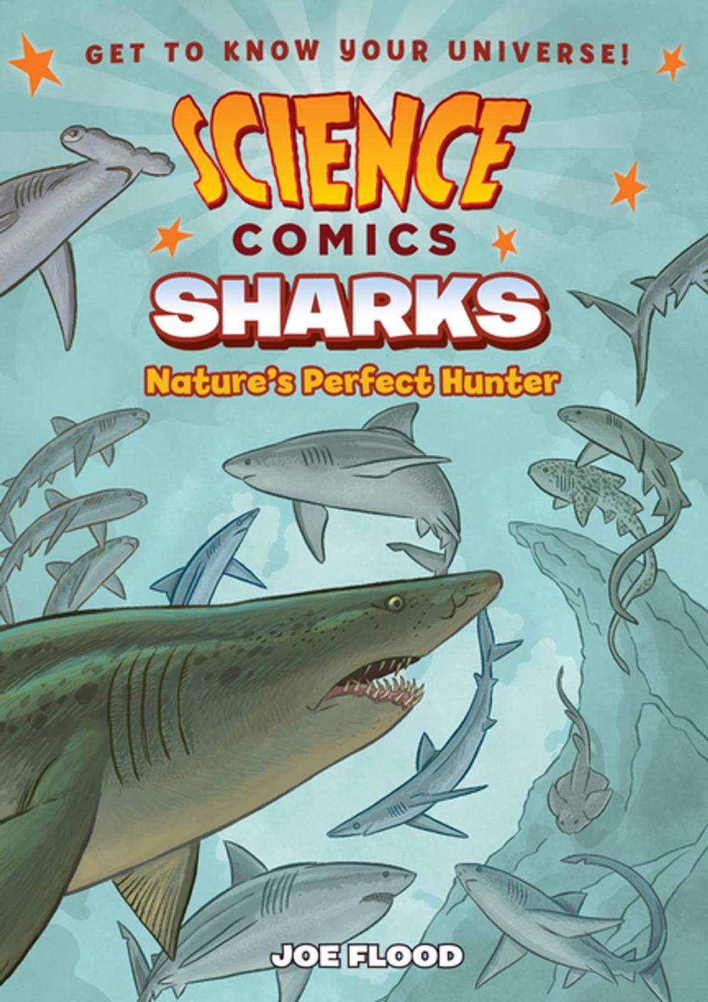 Big bigCover of Science Comics: Sharks