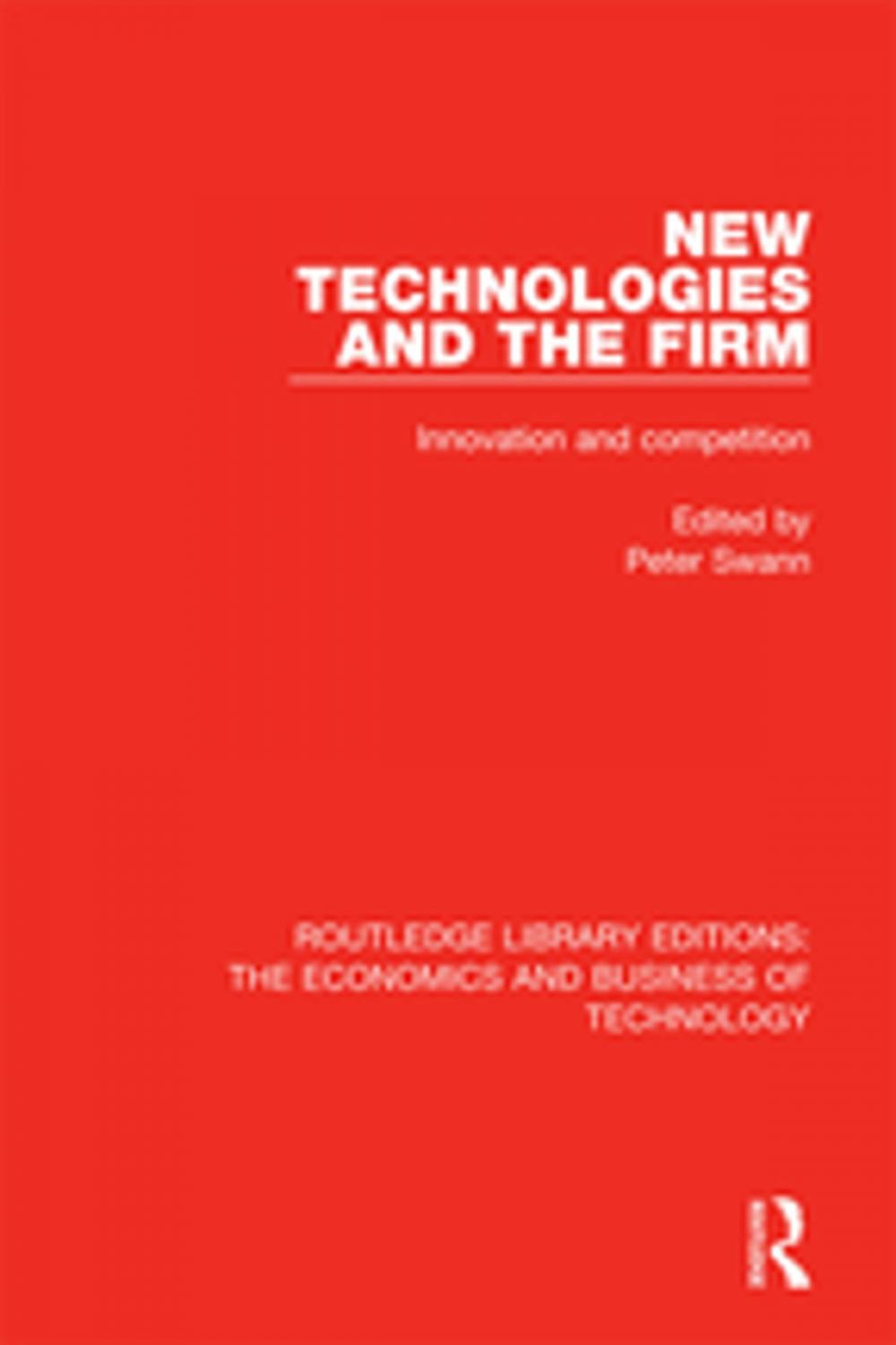 Big bigCover of New Technologies and the Firm
