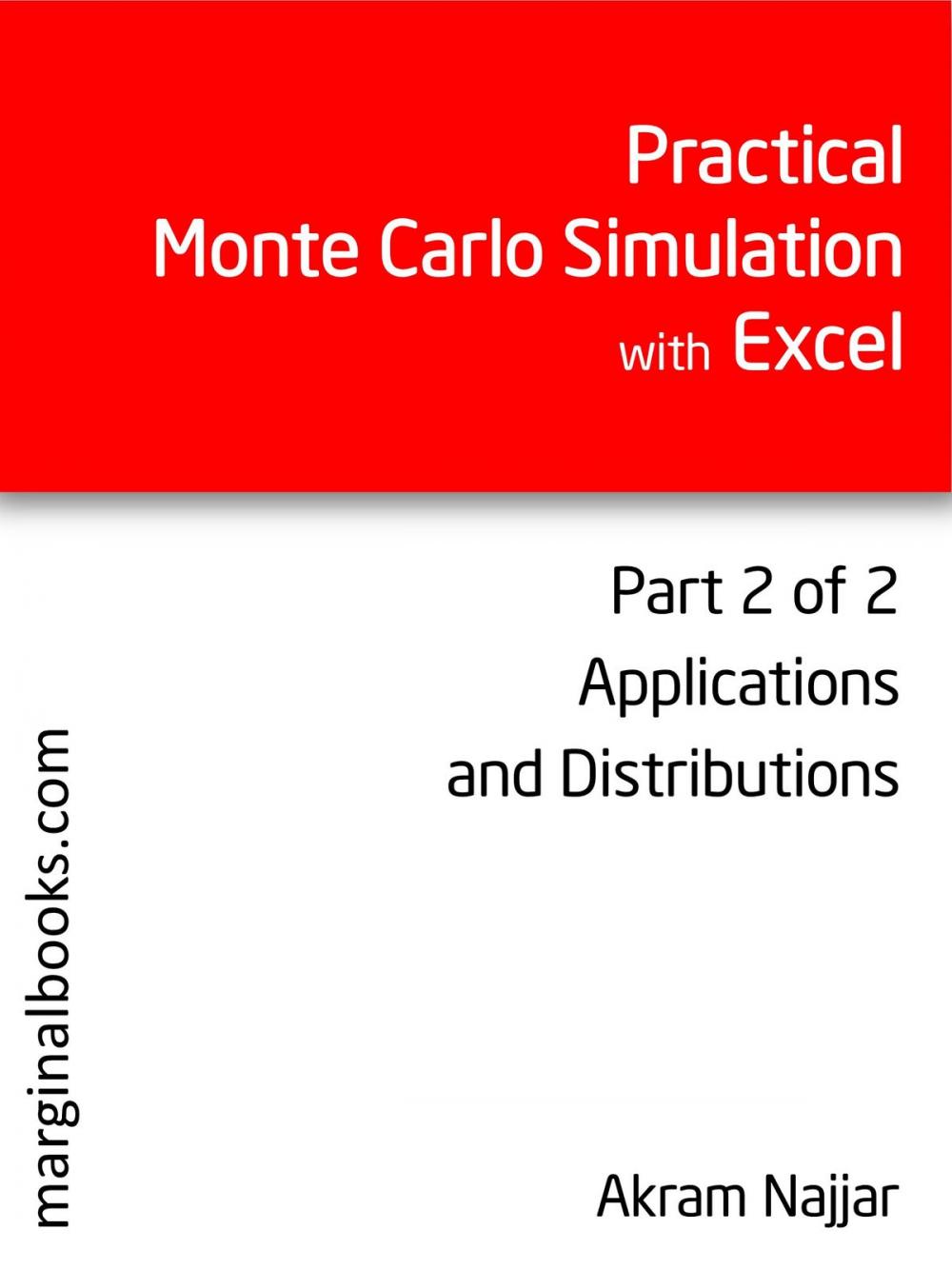 Big bigCover of Practical Monte Carlo Simulation with Excel - Part 2 of 2