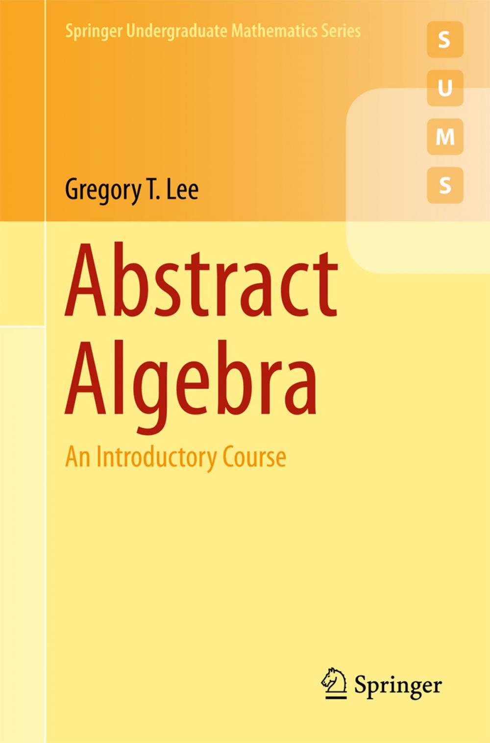 Big bigCover of Abstract Algebra