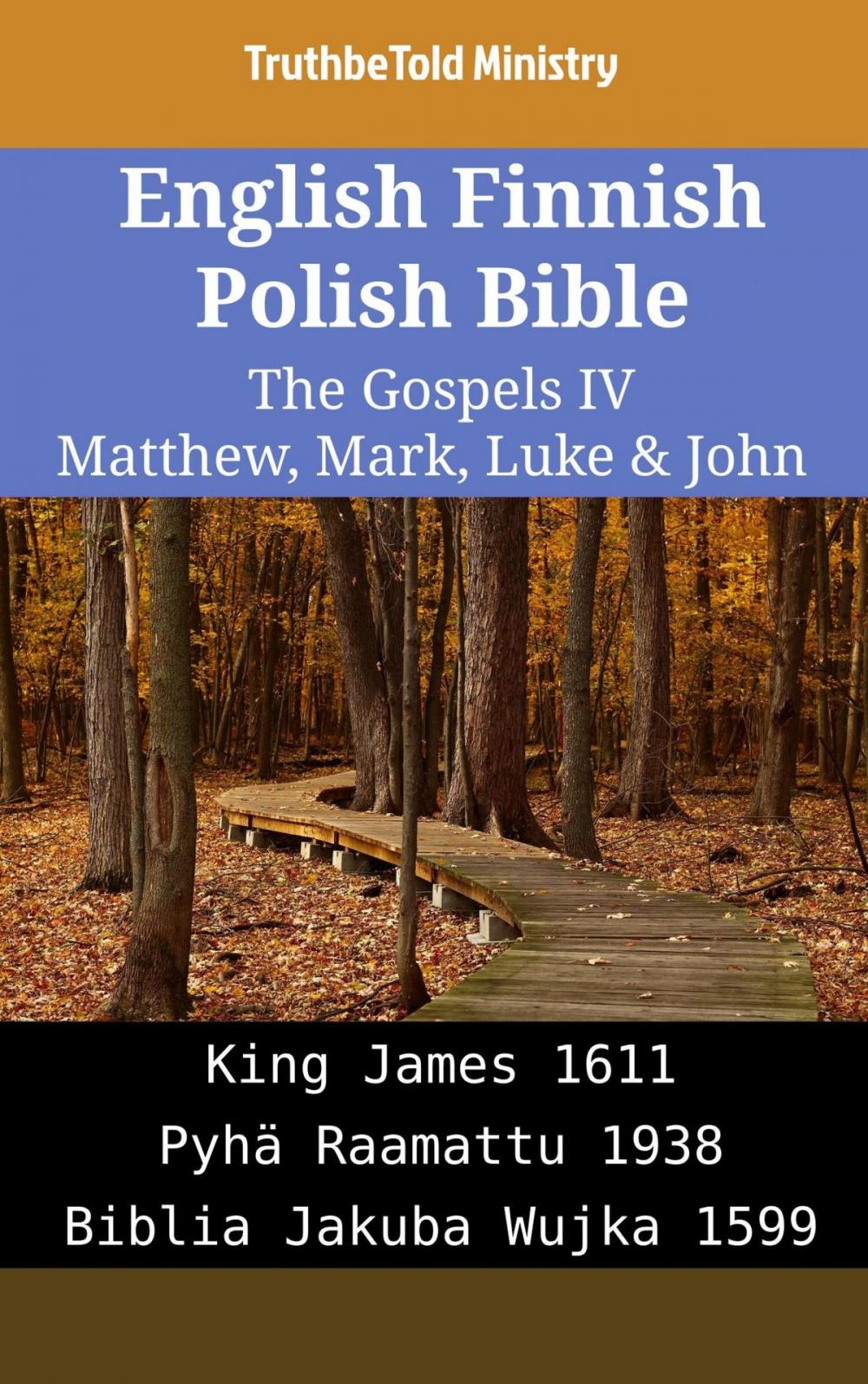 Big bigCover of English Finnish Polish Bible - The Gospels IV - Matthew, Mark, Luke & John