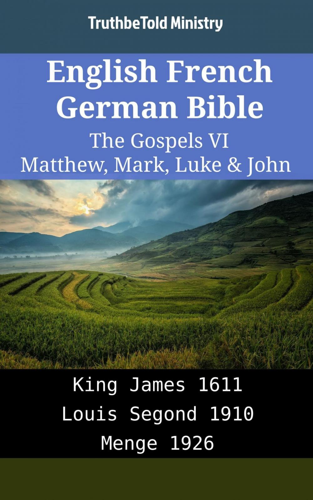 Big bigCover of English French German Bible - The Gospels VI - Matthew, Mark, Luke & John