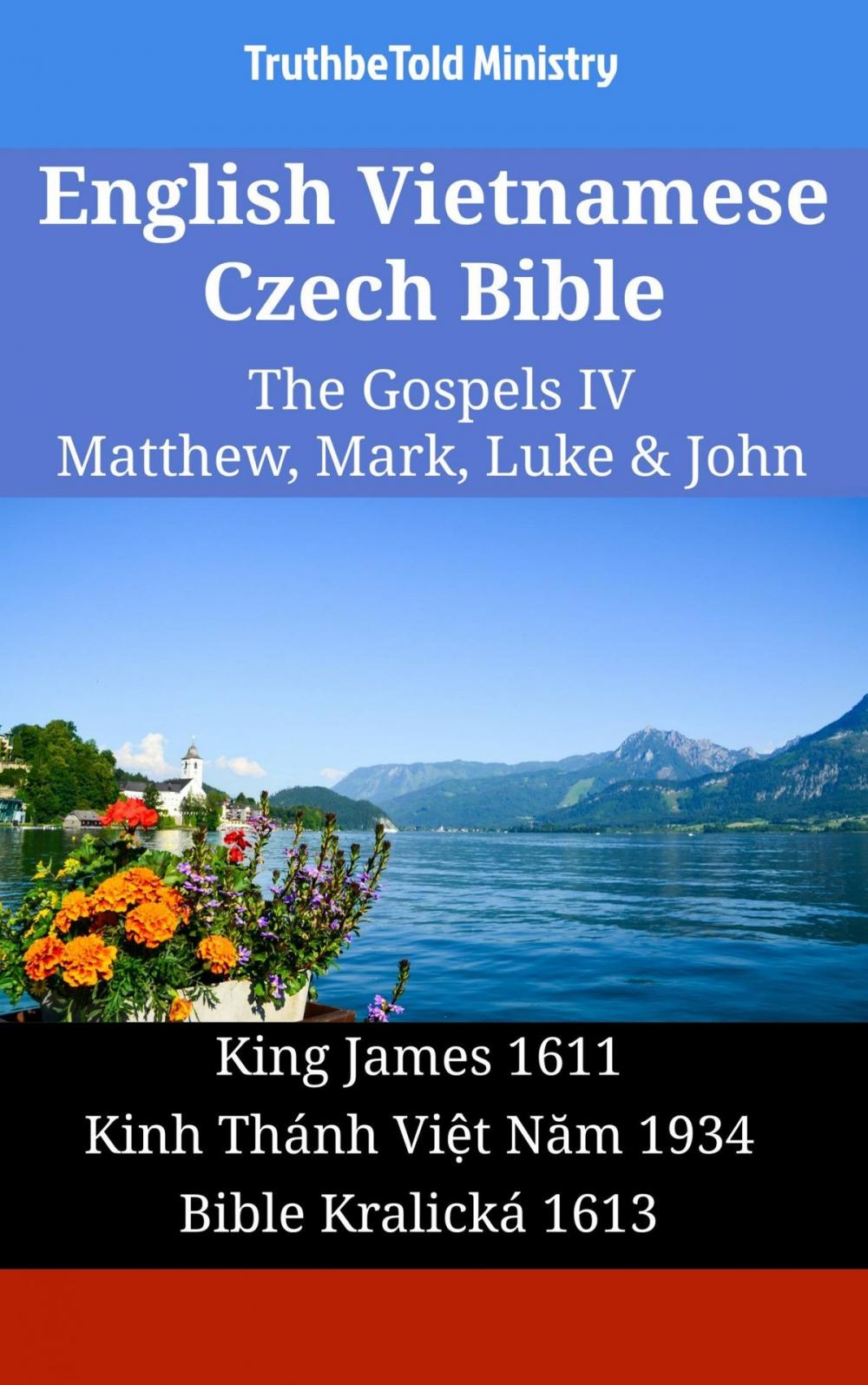 Big bigCover of English Vietnamese Czech Bible - The Gospels II - Matthew, Mark, Luke & John