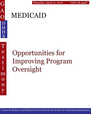 bigCover of the book MEDICAID by 