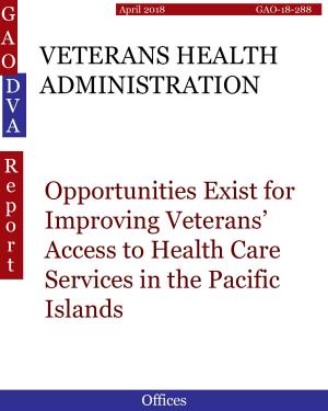 Book cover of VETERANS HEALTH ADMINISTRATION