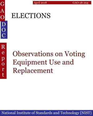 Cover of ELECTIONS