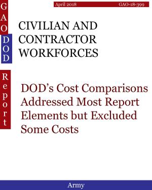 Book cover of CIVILIAN AND CONTRACTOR WORKFORCES