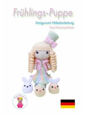 Book cover of Frühlings-Puppe Amigurumi Häkelanleitung